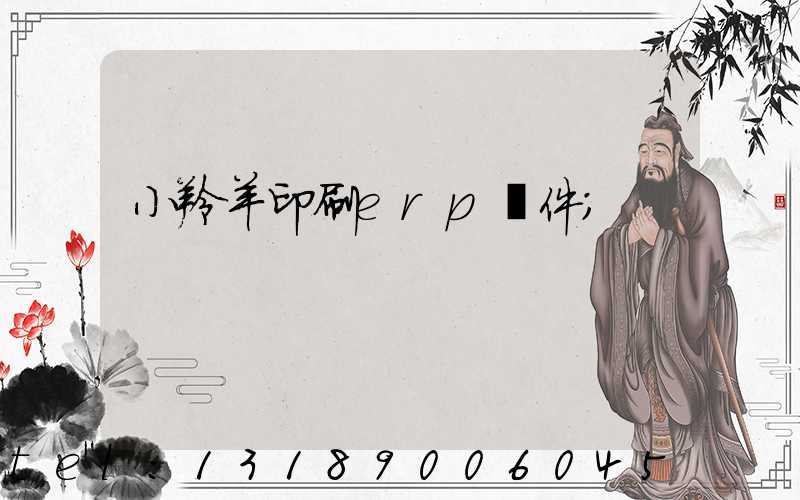 小羚羊印刷erp軟件