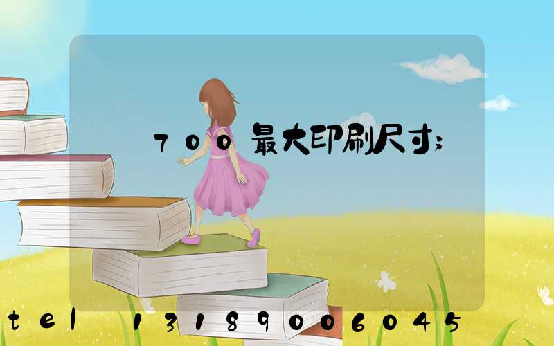 羅蘭700最大印刷尺寸